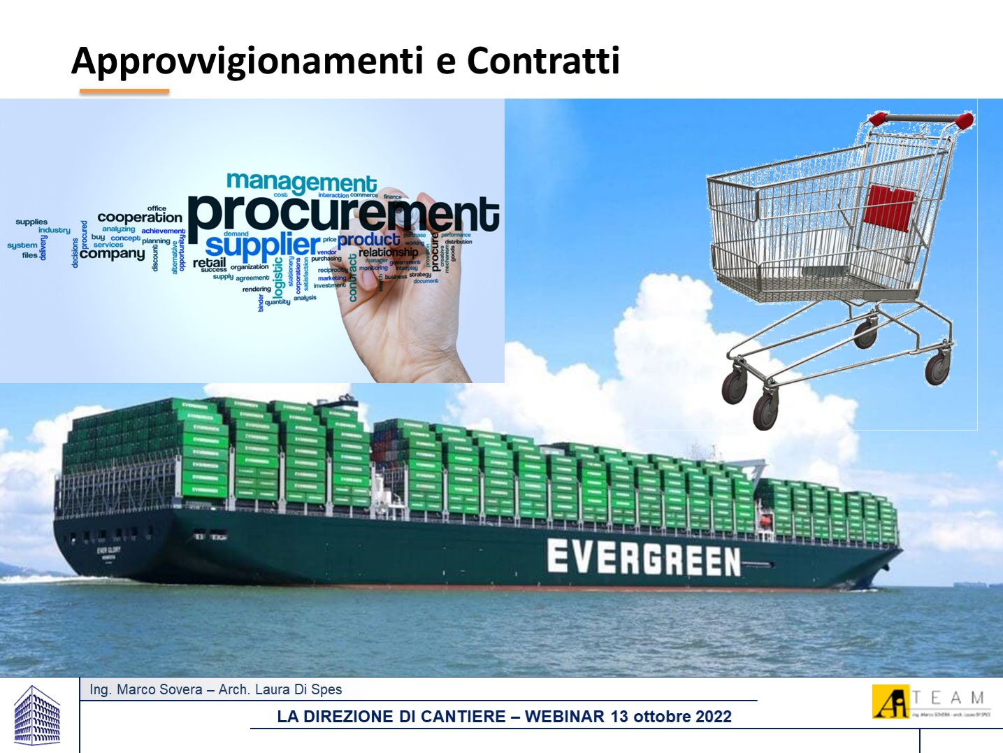 WEBINAR – LA DIREZIONE DI CANTIERE – Approvvigionamenti e Contratti – Seminario 2/3